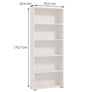 Obrazek Regał Tomar 5 biały 11011438