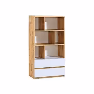 Obrazek Regał Rino 04 biały/dąb