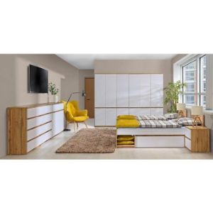 Obrazek Regał Rino 04 biały/dąb