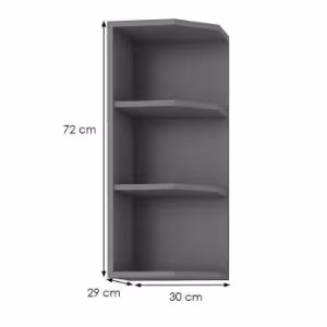 Obrazek  Szafka kuchenna SCANDI/AVA/NESSA antracyt 30g-72 zak 
