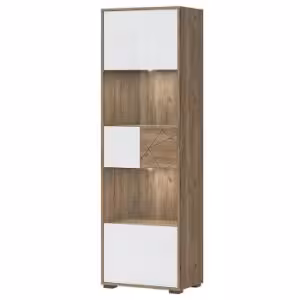 Obrazek Witryna Stela-V1S tobacco/crystal white