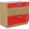 Obrazek Szafka kuchenna Artisan czerwony połysk 80D 3S BB