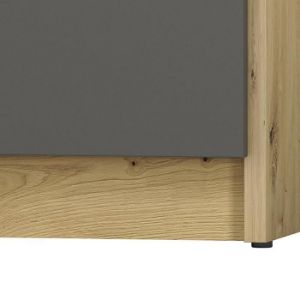 Obrazek Biurko Fini 08 dąb artisan/biały/antracyt 