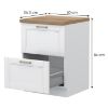 Obrazek Szafka Kuchenna Tara R-60-2mbox/4 2s White Mat