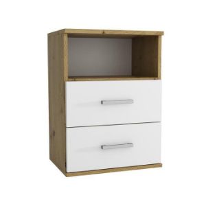 Obrazek Szafka nocna Goda III 2S artisan/biały
