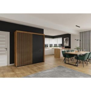 Obrazek Szafa Nairobi SZ 200 artisan/czarny 