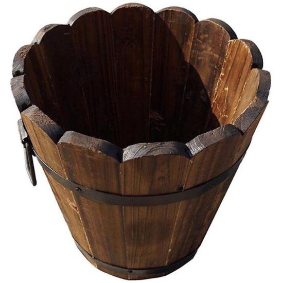 Obrazek Donica drewniana 24x23 cm