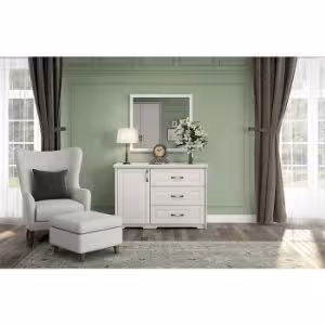 Obrazek Lustro Evergreen og/eg ivory mat