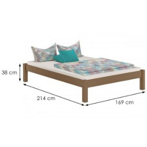 Obrazek Łóżko Dora 160x200 sosna bejca brąz 