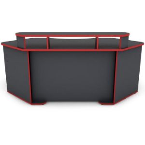 Obrazek Biurko Matrix 2 grafit/czerwony 