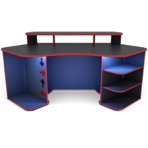 Obrazek Biurko Matrix 2 grafit/czerwony 