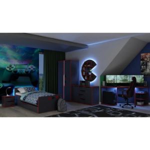 Obrazek Biurko Matrix 2 grafit/czerwony 