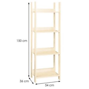 Obrazek Regał eko średni 150 sosna surowa