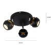 Obrazek Lampa Boni 98-66602 GU10 LED czarny PL3
