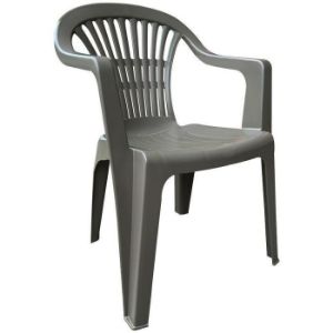 Obrazek Krzesło ogrodowe plastikowe Scilla taupe