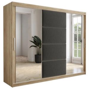 Obrazek Szafa Tapi 250 Dąb Sonoma/Szary