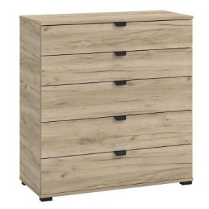 Obrazek Komoda Duerto 5F 90 szary dąb 11008295