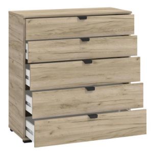 Obrazek Komoda Duerto 5F 90 szary dąb 11008295