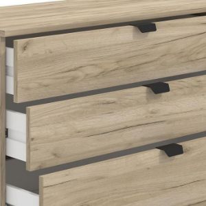 Obrazek Komoda Duerto 5F 90 szary dąb 11008295