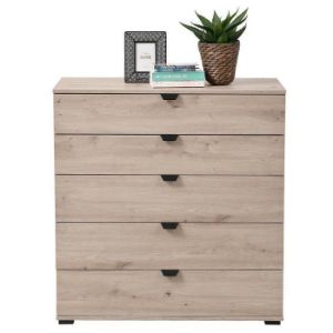 Obrazek Komoda Duerto 5F 90 szary dąb 11008295