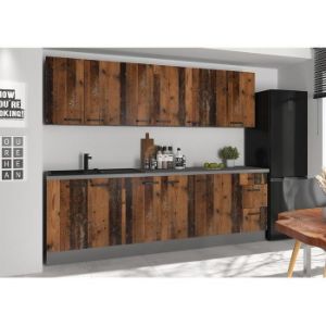 Obrazek Kuchnia Tessa oldstyle/antracyt 260 bez blatu