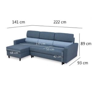 Obrazek Narożnik Onyx popiel