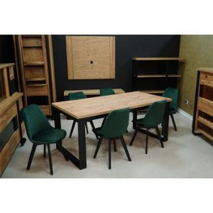 Obrazek Stół Iris St-29 180x90+2x40 Dąb Wotan