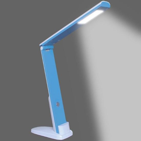 Obrazek Lampa biurkowa LED H1601 5W Biało-Niebieska Lb1