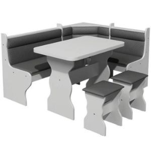 Obrazek Narożnik kuchenny Merkury II biały Eko ciemne