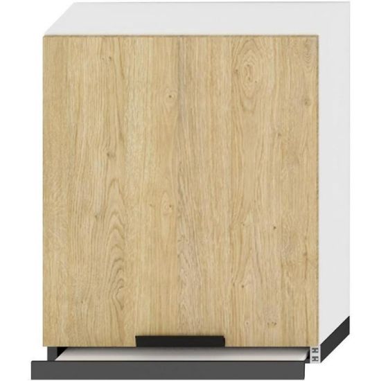 Obrazek Szafka kuchenna Denis w60/68 slim pl z okapem czarnym 