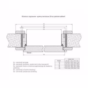 Obrazek Skrzydło Wezuwiusz 2S 70P sęczne surowe WC+podcięcie