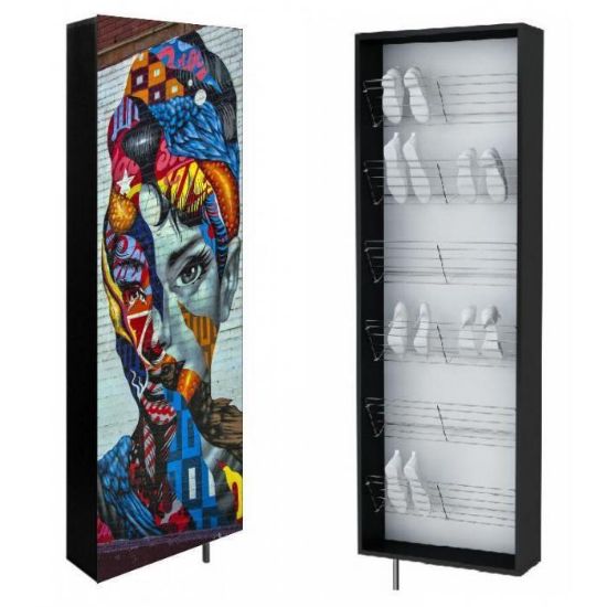 Obrazek Szafa na buty Graffiti kobieta
