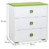 Obrazek Komoda Bb05 Biały/Zielony