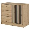 Obrazek Komoda Nelly 1d dąb artisan/czarny