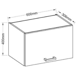 Obrazek Szafka kuchenna Karolina dąb bordeaux 60OK-40