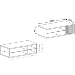 Obrazek Szafka Rtv Cali C-7 Artisan