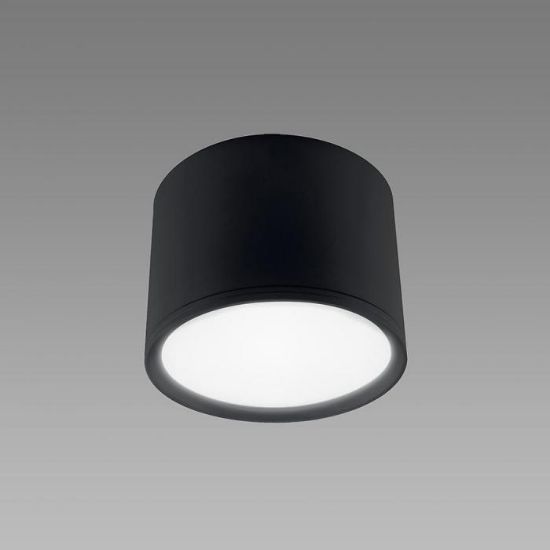 Obrazek Plafon rolen LED 7W BLACK 03780