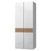 Obrazek Szafa 2D Avis P2/AV lakierowana pacific walnut/crystal white