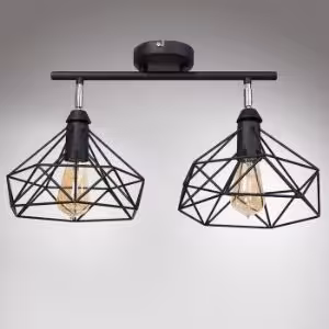 Obrazek Lampa Szach 2711/Z-B-2 czarna LW2