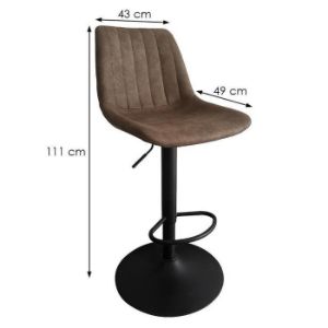 Obrazek Krzesło Barowe Gustav Lr-7998 J.Brąz