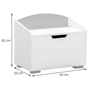 Obrazek Skrzynia Bb07 Biały/Popiel