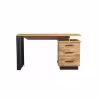 Obrazek Biurko Sole LA8 dąb wotan/czarny mat