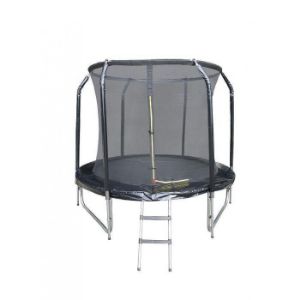 Obrazek Trampolina Comfort z drabinką 244cm czarna