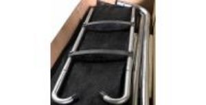 Obrazek Trampolina Comfort z drabinką 244cm czarna 