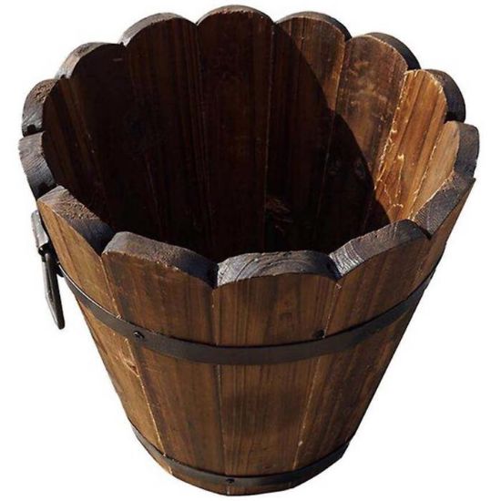 Obrazek Drewniana doniczka 30x27 cm