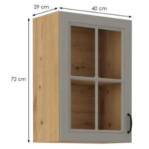 Obrazek Szafka kuchenna Stilo claygrey/artisan 40gs/72 1f