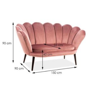 Obrazek Sofa Tristan Bluvel 52/wenge