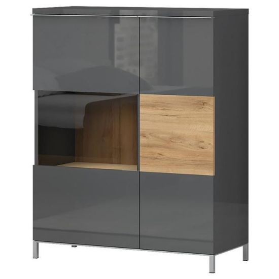 Obrazek Witryna Onyx V90-2KS/ON anthracite/pacific walnut