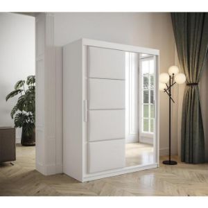 Obrazek Szafa Tapi 150 Biały/Ekoskóra Biała