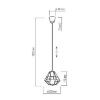 Obrazek Lampa Diamond Grey 4295 20cm LW1